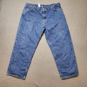 Carhartt Loose Fit Jeans Sz 46 100% Cotton Work Jeans